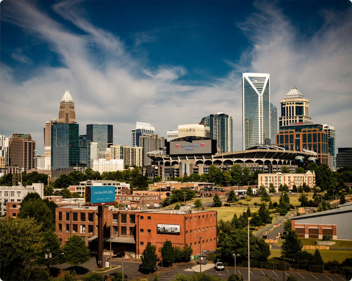 Charlotte Skyline (Bank of America Stadium), Charlotte, NC