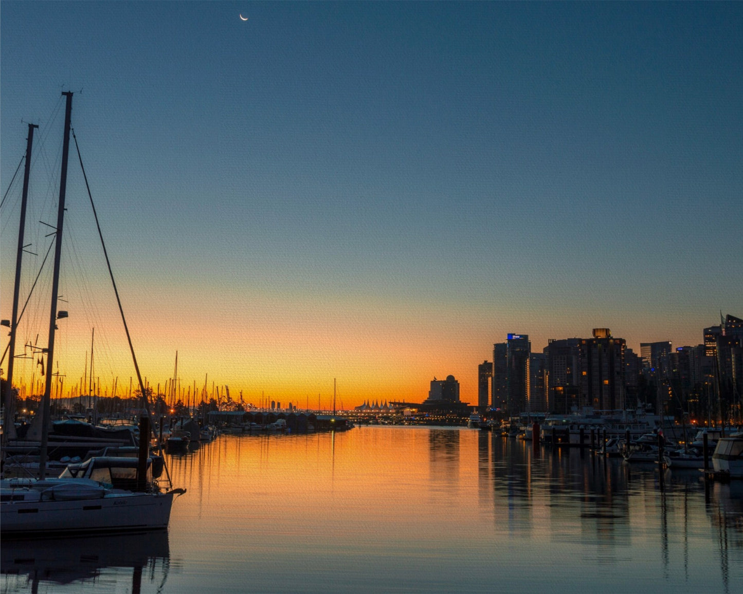 Vancouver Sunrise Skyline Photography Print | Metal, Canvas & Paper